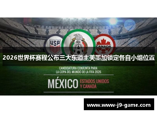 2026世界杯赛程公布三大东道主美墨加锁定各自小组位置